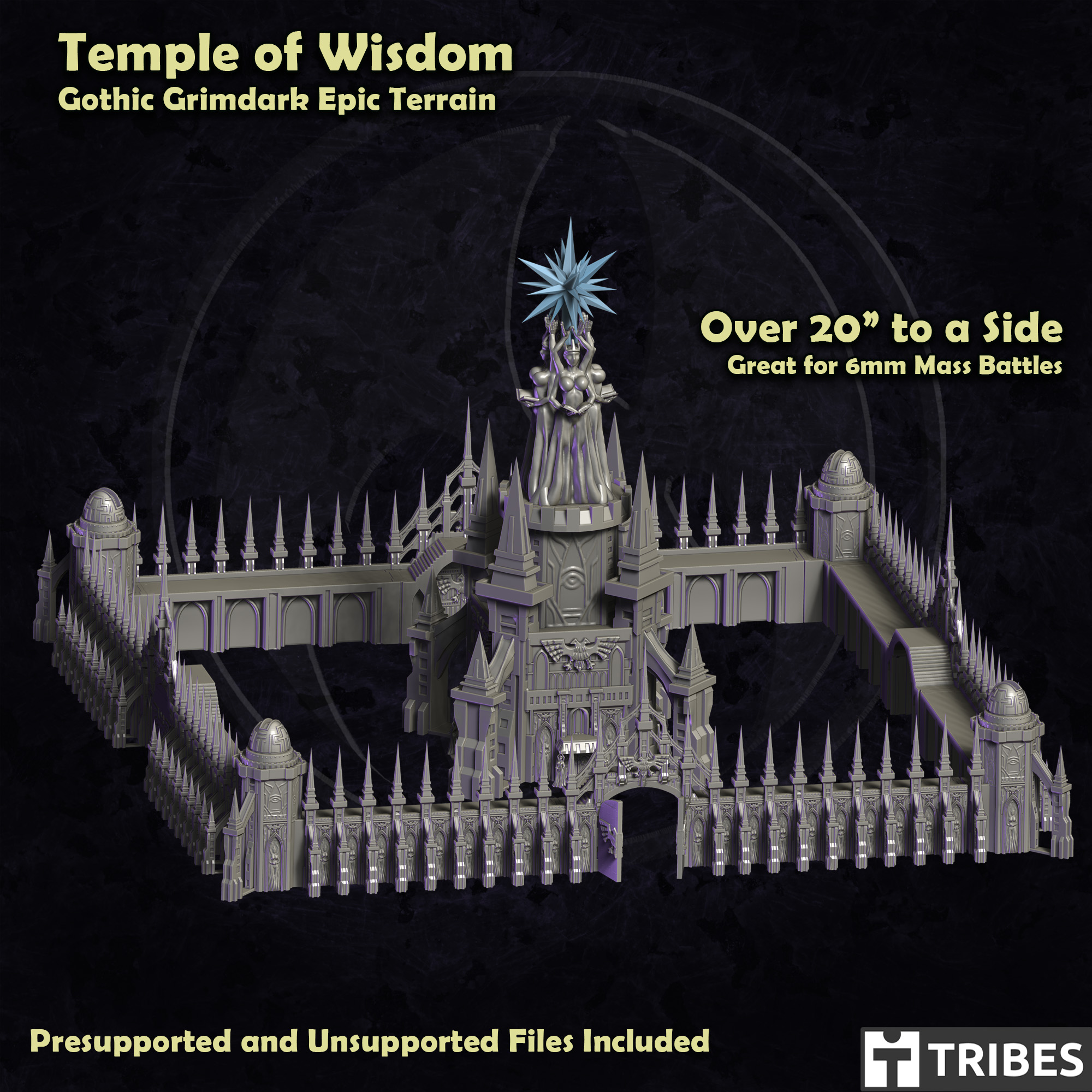 Gothic Temple of Wisdom - Wargame Terrain